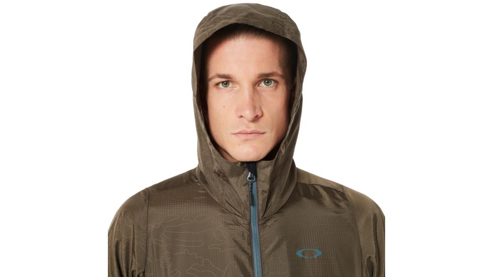 Oakley Enhance Emboss 8.7 Wind Jacket - Mens, Canteen, 2XL, 412591-87Y-XXL