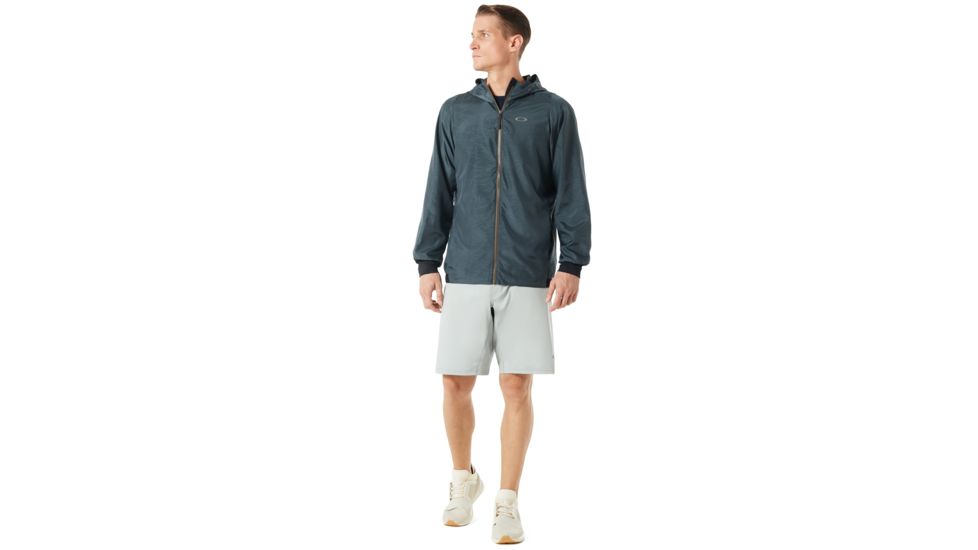 Oakley Enhance Emboss 8.7 Wind Jacket - Mens, Dark Slate, 2XL, 412591-94A-XXL