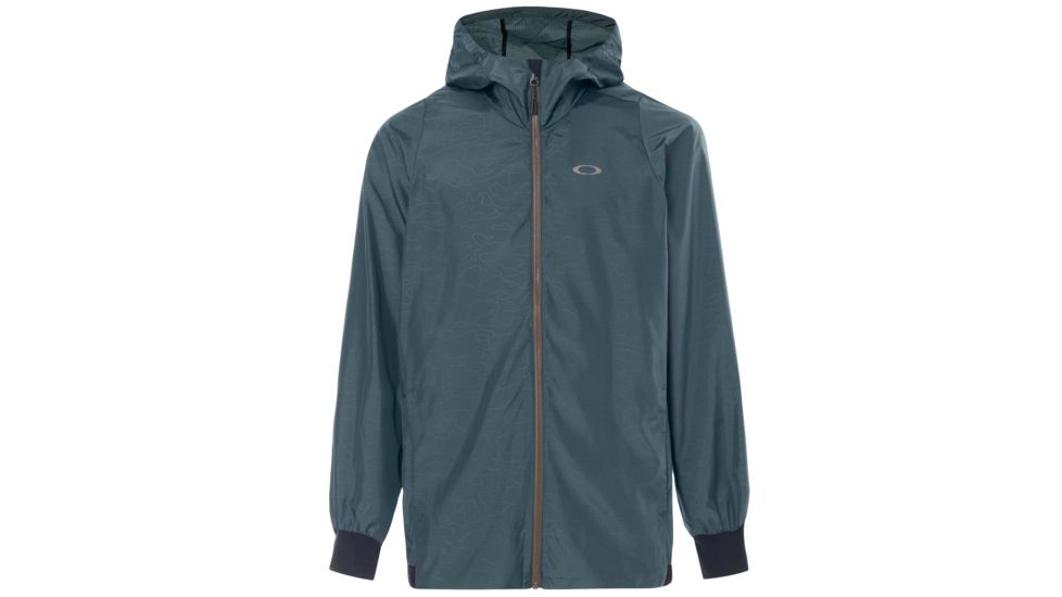Oakley Enhance Emboss 8.7 Wind Jacket - Mens, Dark Slate, 2XL, 412591-94A-XXL