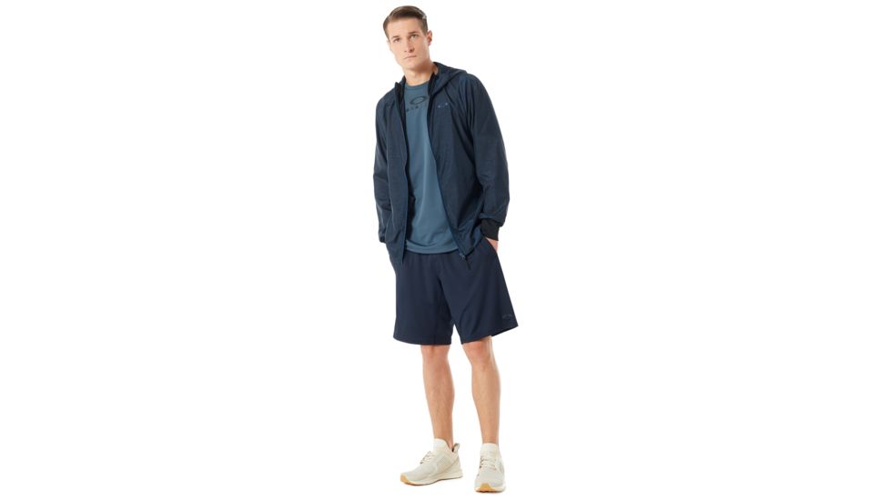 Oakley Enhance Emboss 8.7 Wind Jacket - Mens, Fathom, Large, 412591-6AC-L