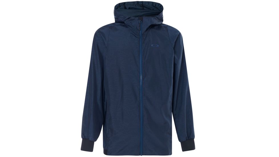 Oakley Enhance Emboss 8.7 Wind Jacket - Mens, Fathom, Large, 412591-6AC-L