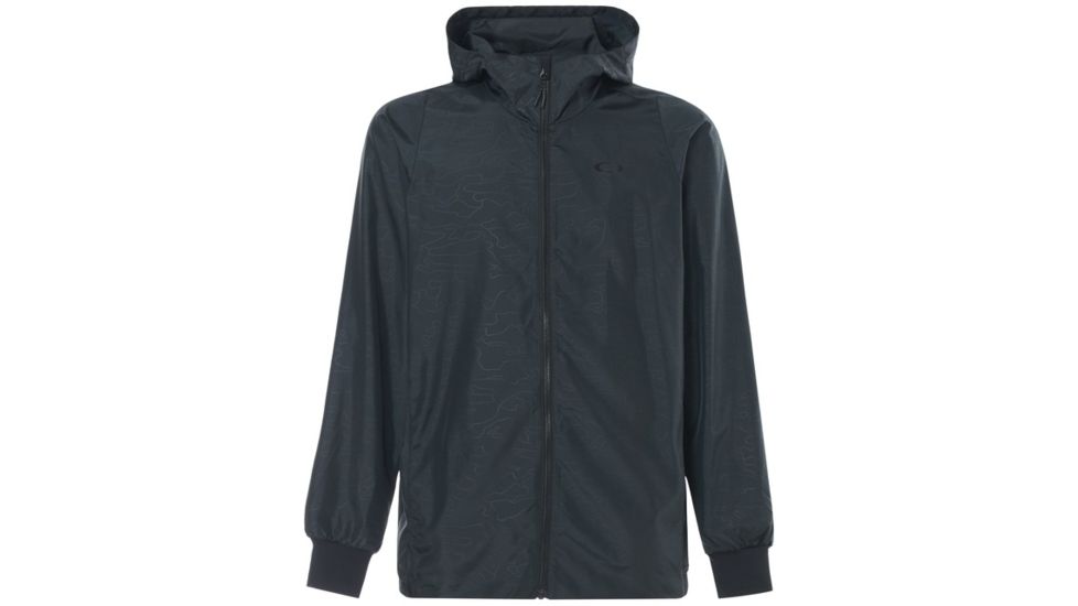 Oakley Enhance Emboss Wind Jacket 8.7 - Mens, Blackout, 3XL, 412591-02E-XXXL