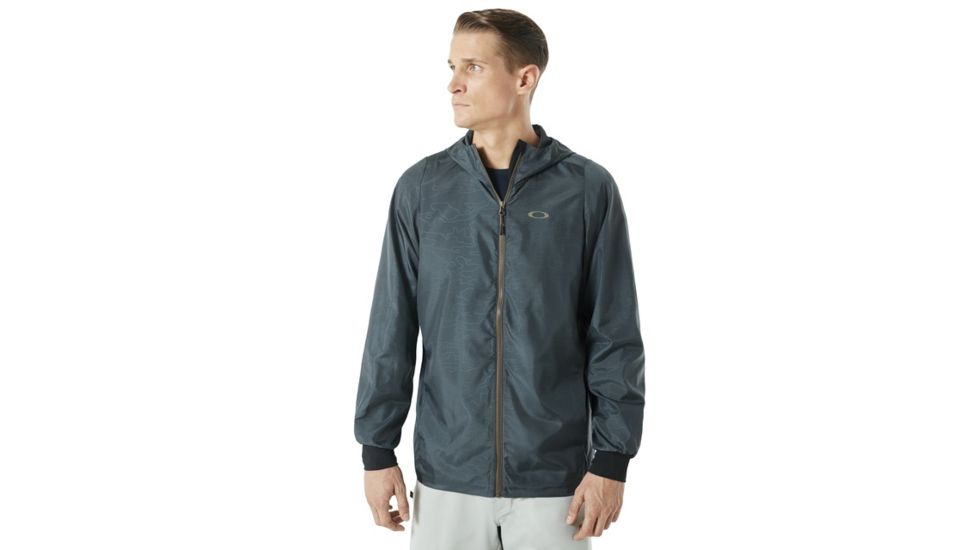 Oakley Enhance Emboss Wind Jacket 8.7 - Mens, Dark Slate, Medium, 412591-94A-M