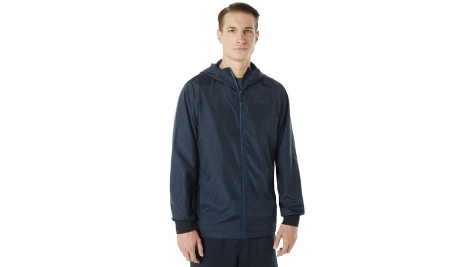 Oakley Enhance Emboss Wind Jacket 8.7 - Mens, Fathom, 2XL, 412591-6AC-XXL
