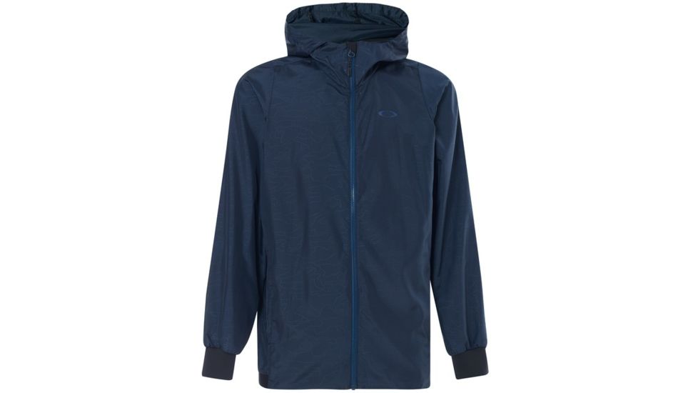 Oakley Enhance Emboss Wind Jacket 8.7 - Mens, Fathom, 2XL, 412591-6AC-XXL