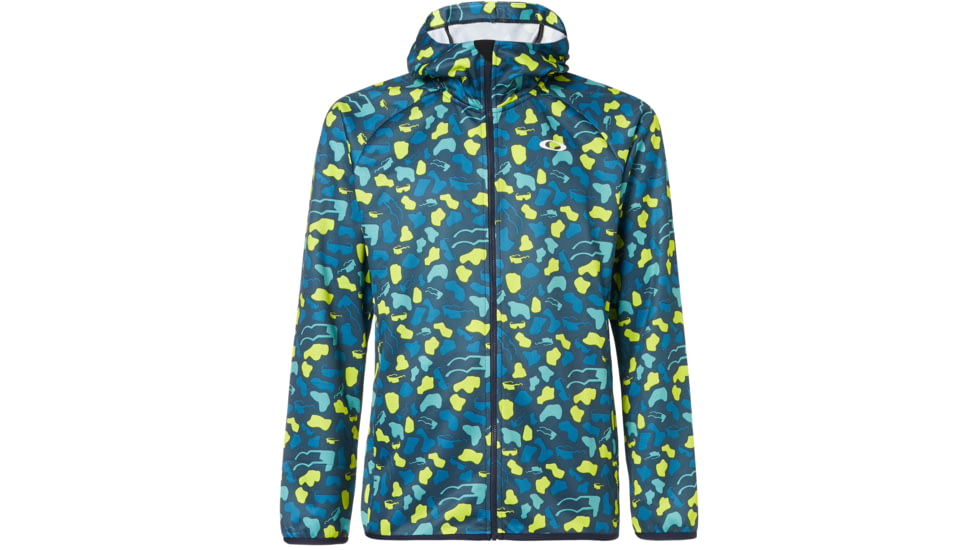 Oakley Enhance Graphic Knit Hoody 9.7 - Mens, Blue Storm Print, Small, 412821-66V-S