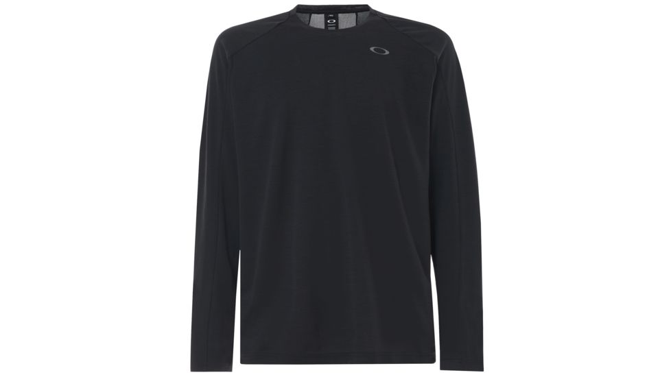 Oakley Enhance Long Sleeve Crew 8.7.02 - Mens, Blackout, 2XL, 434249-02E-XXL