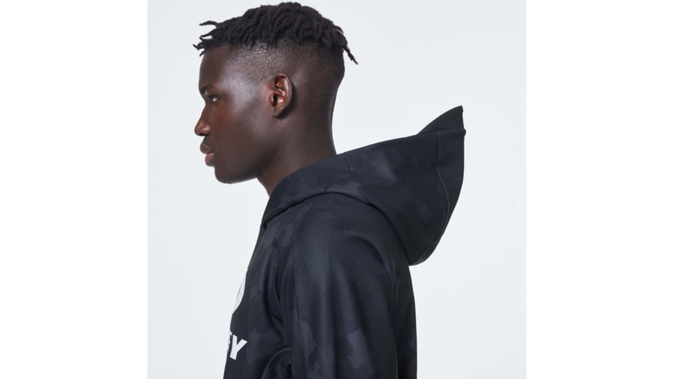 Oakley Enhance Mobility Fleece Hoody - Mens, Black Print, 2XL, FOA400151-00G-XXL