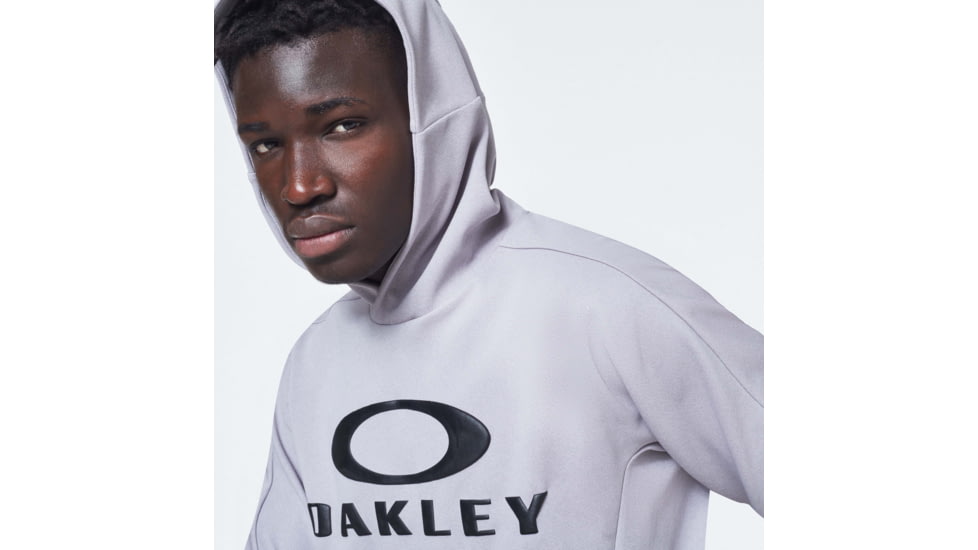 Oakley Enhance Mobility Fleece Hoody - Mens, New Athletic Grey, 2XL, FOA400151-27B-XXL