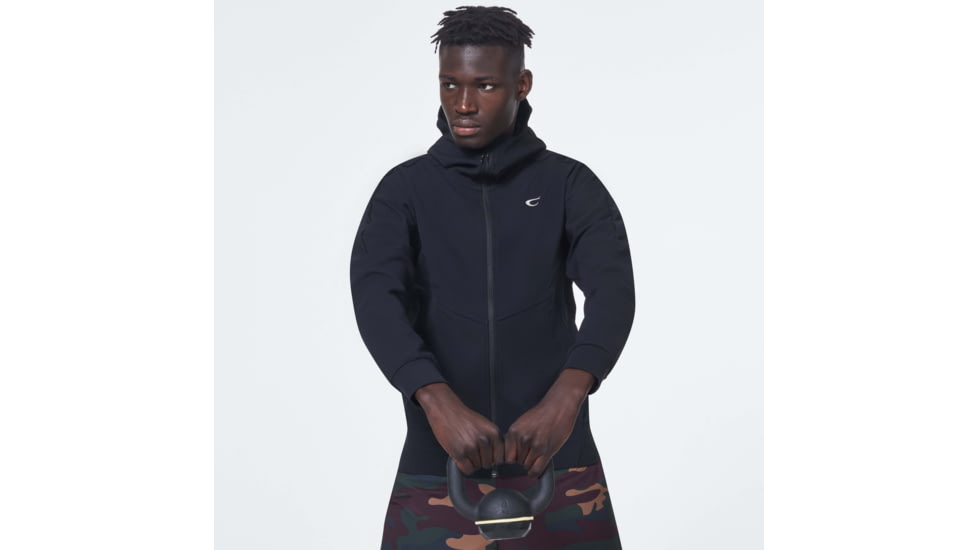 Oakley Enhance Mobility Fleece Jacket - Mens, Blackout, Extra Large, FOA400152-02E-XL