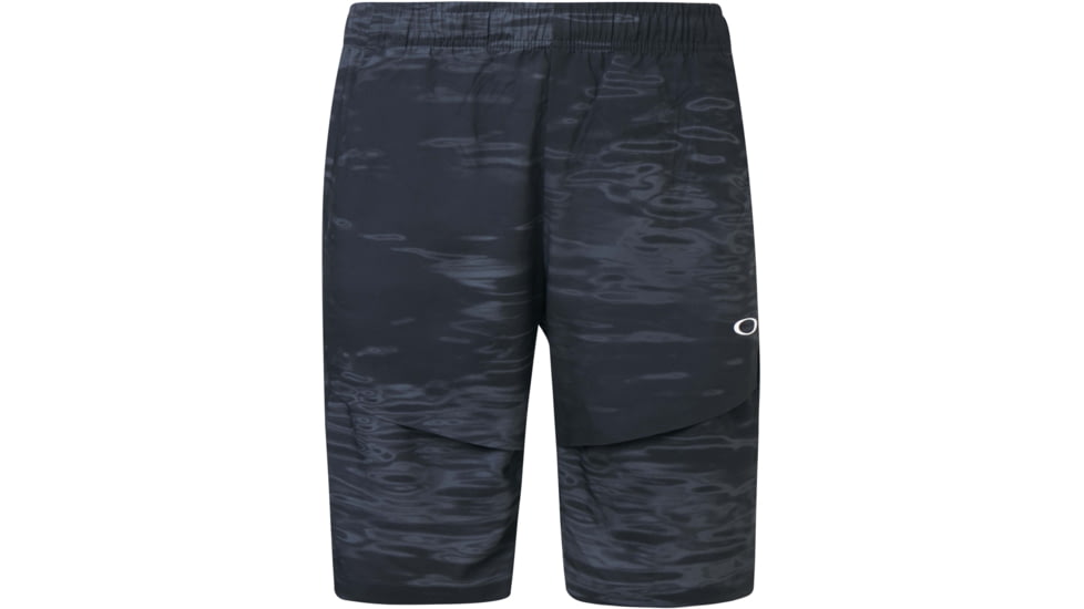 Oakley Enhance Mobility Shorts - Mens, Black Print, Extra Small, FOA400171-00G-XS