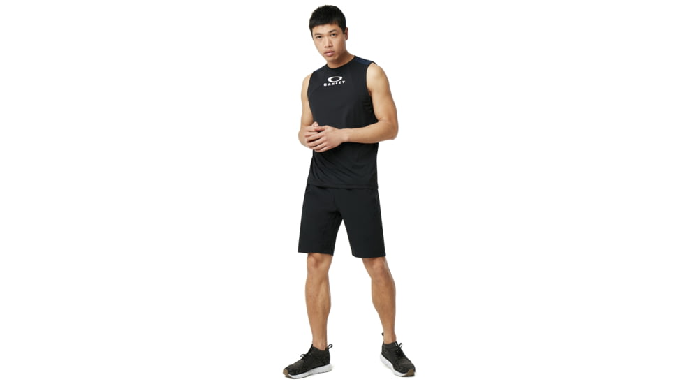 Oakley Enhance No Sleeves Crew 9.0 - Mens, Blackout, Large, 457720-02E-L