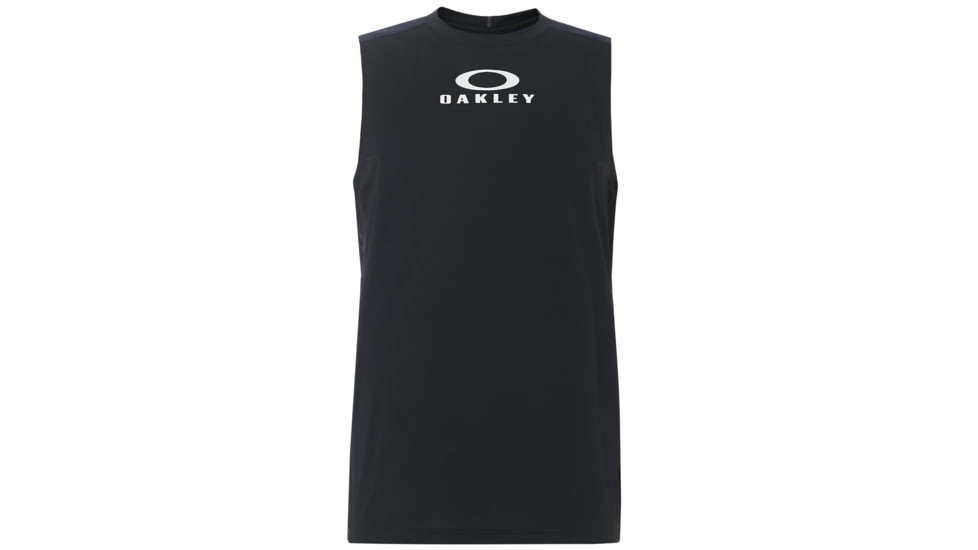 Oakley Enhance No Sleeves Crew 9.0 - Mens, Blackout, Large, 457720-02E-L