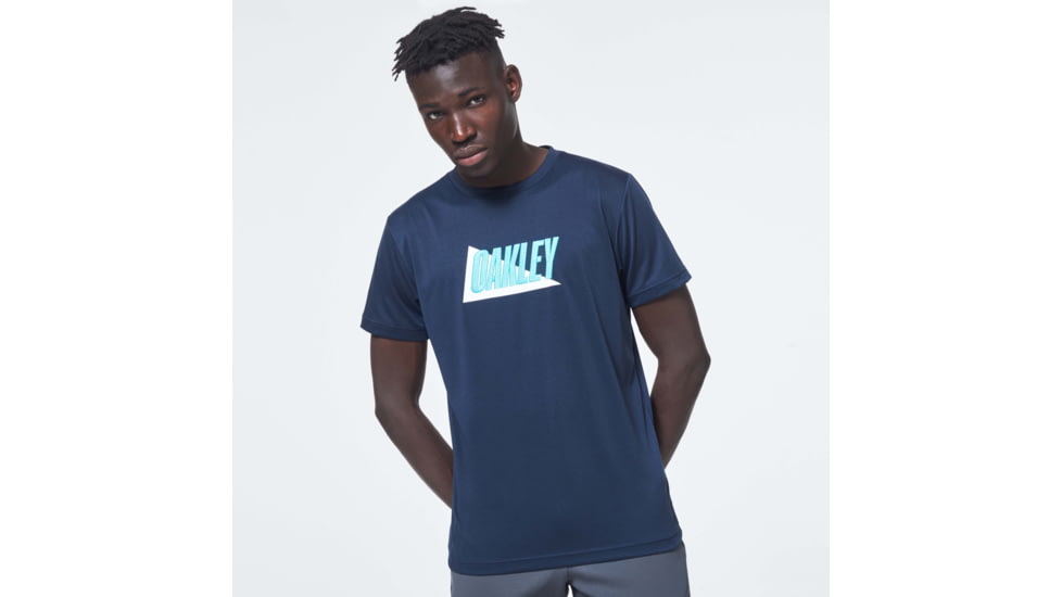 Oakley Enhance Qd Short Sleeve Tee Mix 10.0 - Mens, Black Iris, Medium, FOA400159-6DG-M