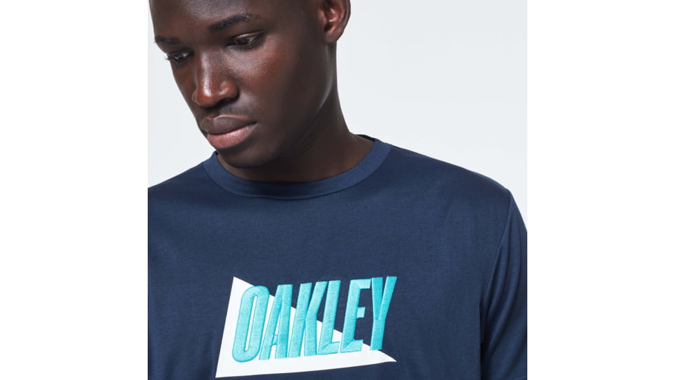 Oakley Enhance Qd Short Sleeve Tee Mix 10.0 - Mens, Black Iris, Medium, FOA400159-6DG-M