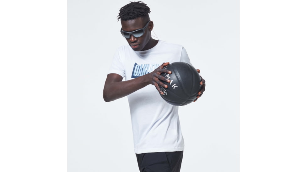 Oakley Enhance Qd Short Sleeve Tee Mix 10.0 - Mens, White, 2XL, FOA400159-100-XXL