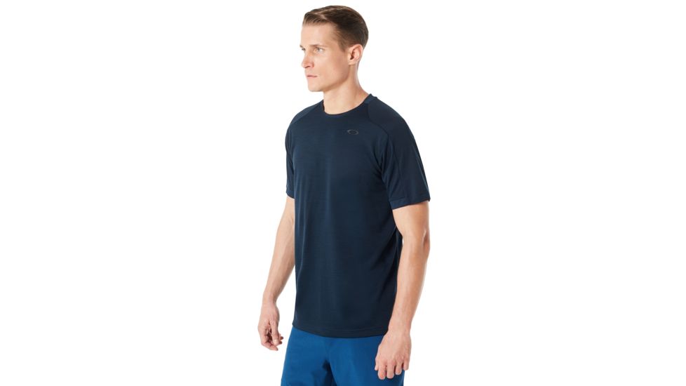 Oakley Enhance Short Sleeve Crew 8.7.01 - Mens, Fathom, 2XL, 434259-6AC-XXL