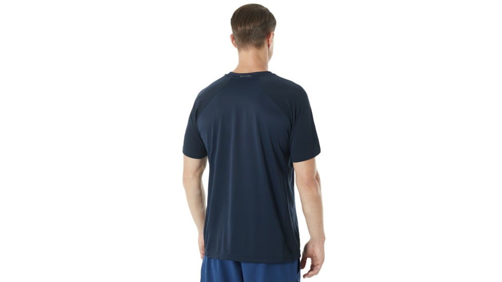 Oakley Enhance Short Sleeve Crew 8.7.01 - Mens, Fathom, Extra Large, 434259-6AC-XL