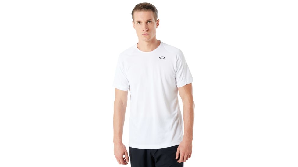 Oakley Enhance Short Sleeve Crew 8.7.01 - Mens, White, 2XL, 434259-100-XXL