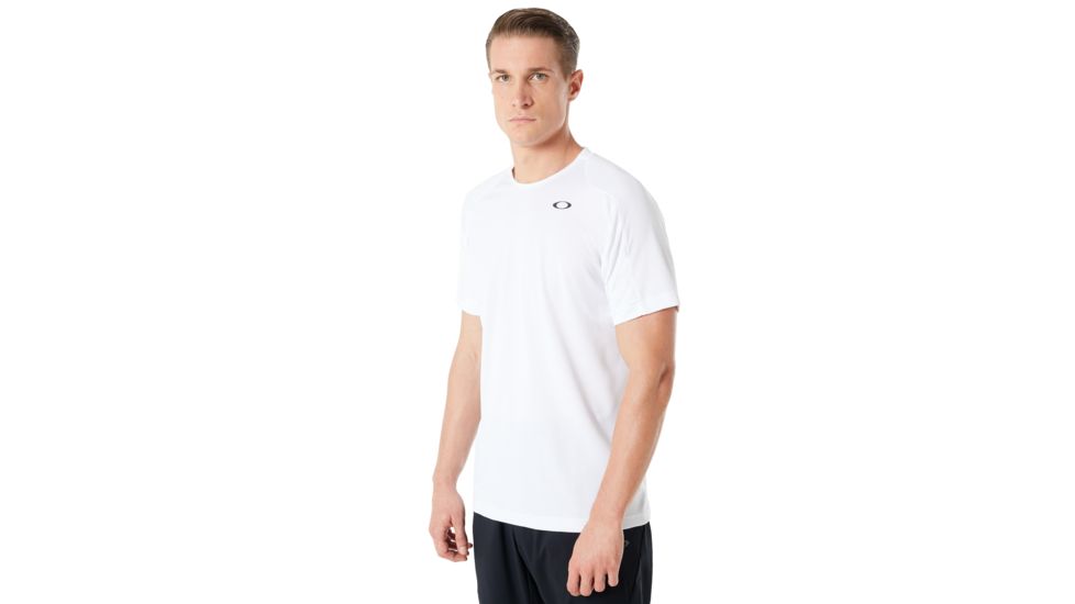 Oakley Enhance Short Sleeve Crew 8.7.01 - Mens, White, 2XL, 434259-100-XXL