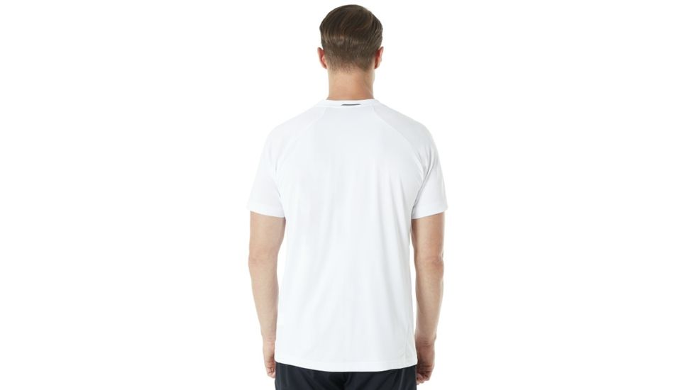 Oakley Enhance Short Sleeve Crew 8.7.01 - Mens, White, Large, 434259-100-L