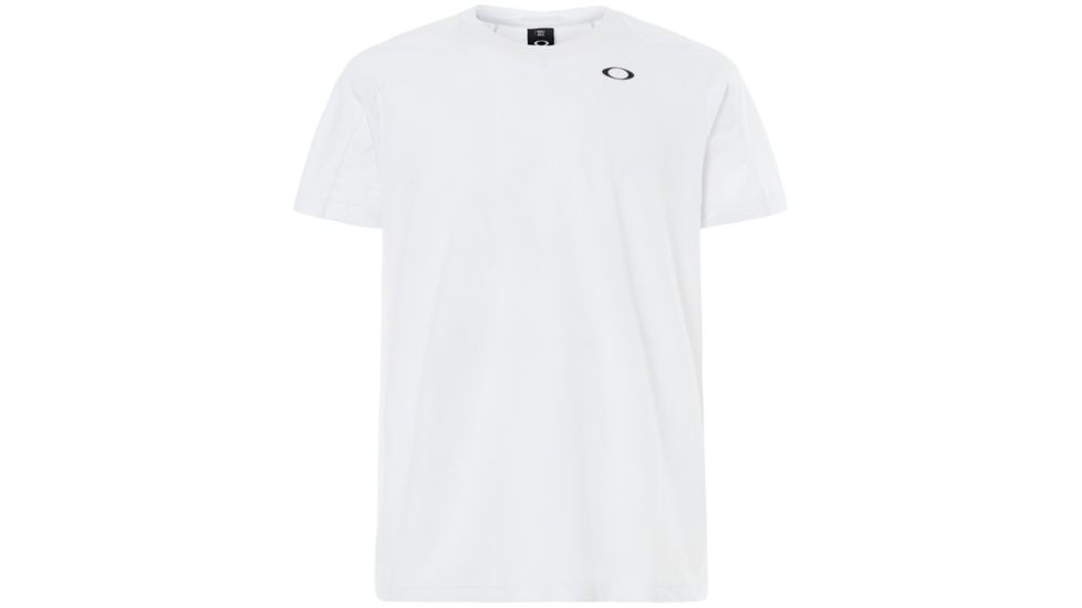 Oakley Enhance Short Sleeve Crew 8.7.01 - Mens, White, Large, 434259-100-L