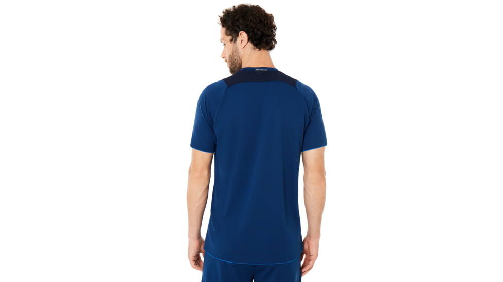 Oakley Enhance Short Sleeve Crew 8.7.02 - Mens, Dark Blue, Extra Large, 434250-609-XL