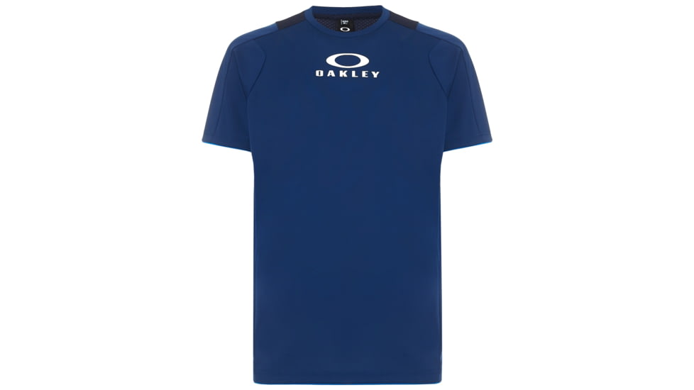 Oakley Enhance Short Sleeve Crew 8.7.02 - Mens, Dark Blue, Extra Large, 434250-609-XL