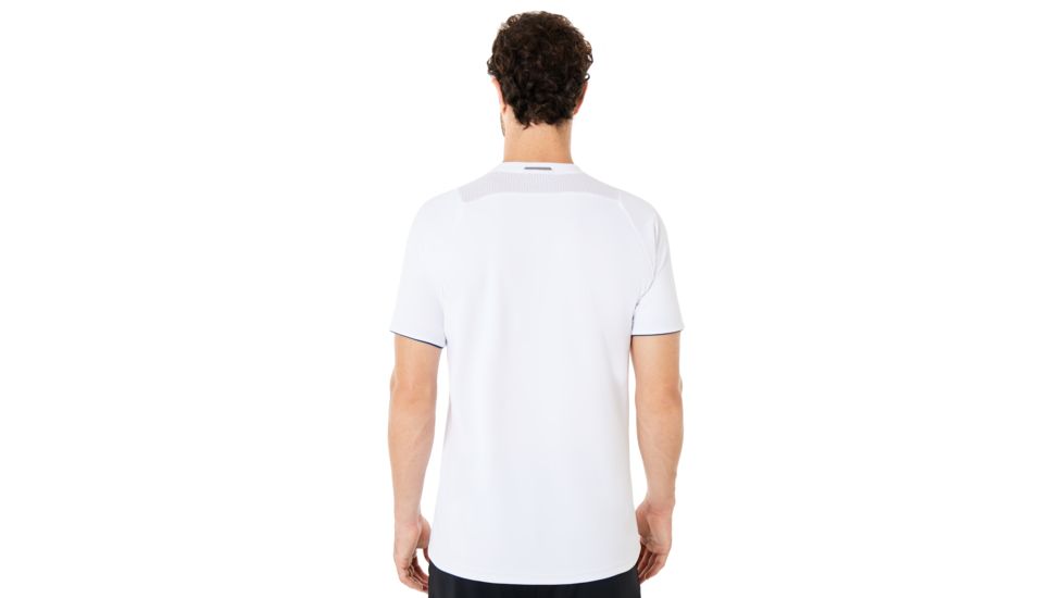 Oakley Enhance Short Sleeve Crew 8.7.02 - Mens, White, Large, 434250-100-L