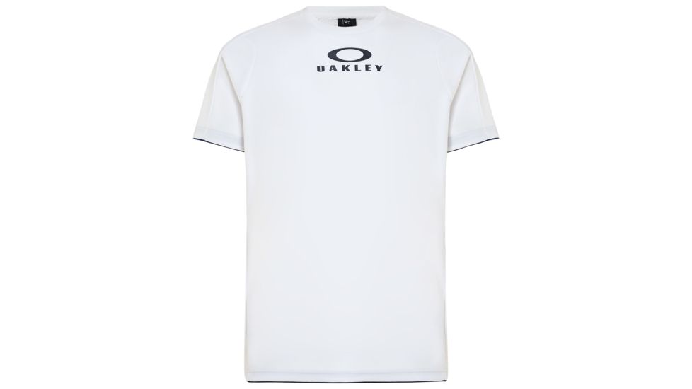 Oakley Enhance Short Sleeve Crew 8.7.02 - Mens, White, Large, 434250-100-L