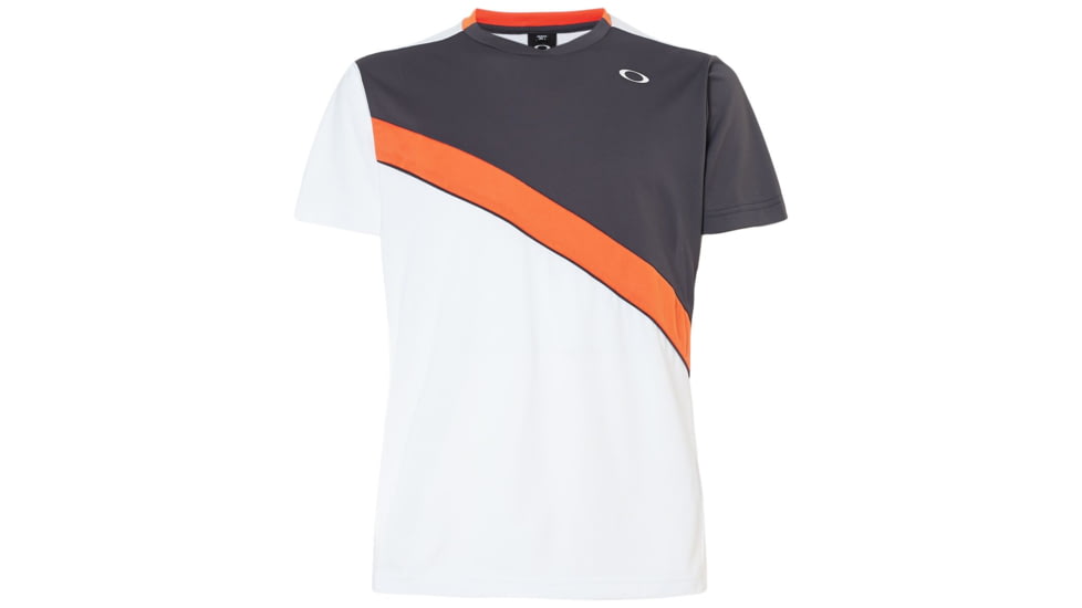 Oakley Enhance Short Sleeve Crew 8.7.03 - Mens, White, Small, 434255-100-S