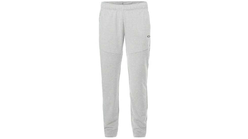 Oakley Enhance Technical Fleece Pants.Grid 8.7 - Mens, Light Heather Grey, Large, 422460-22K-L