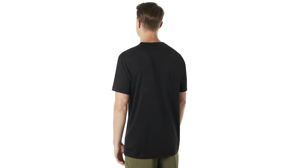 Oakley Enhance Technical Qd Short Sleeve Tee.18.08 - Mens, Blackout, Extra Large, 434257-02E-XL