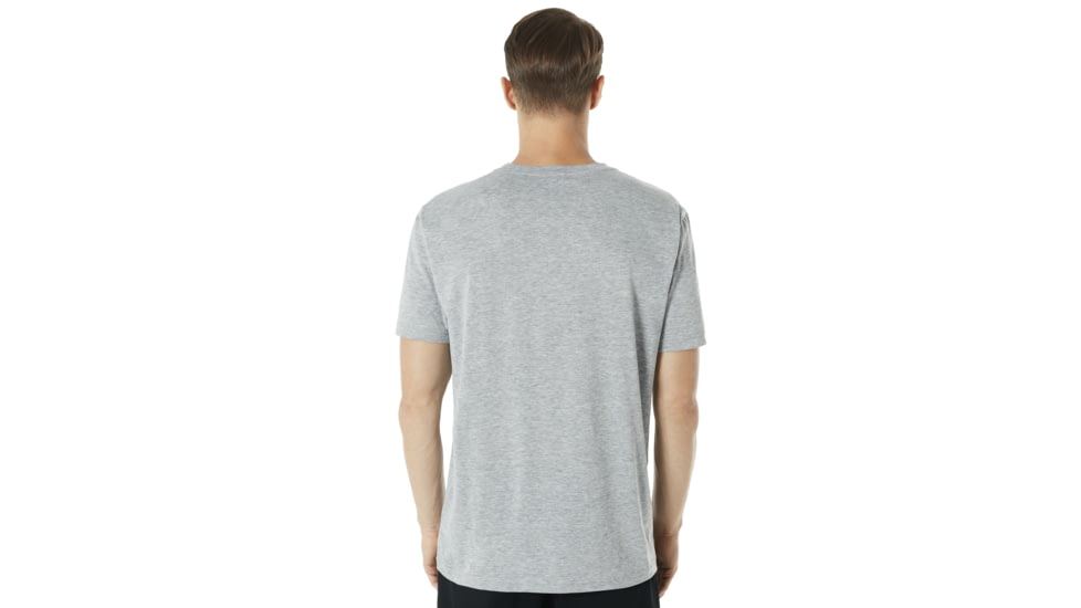 Oakley Enhance Technical Qd Short Sleeve Tee.18.08 - Mens, Light Heather Grey, Medium, 434257-22K-M