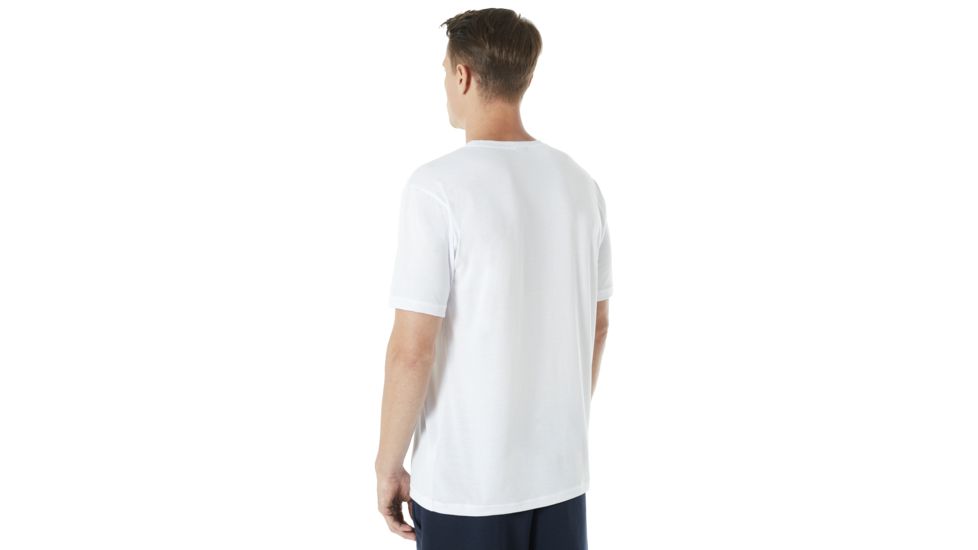 Oakley Enhance Technical Qd Short Sleeve Tee.18.08 - Mens, White, Medium, 434257-100-M