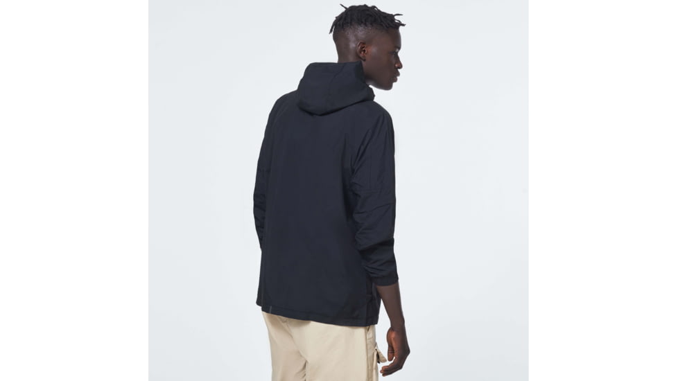 Oakley Enhance Wind Anorak Jacket 3.0 - Mens, Blackout, Medium, FOA400147-02E-M