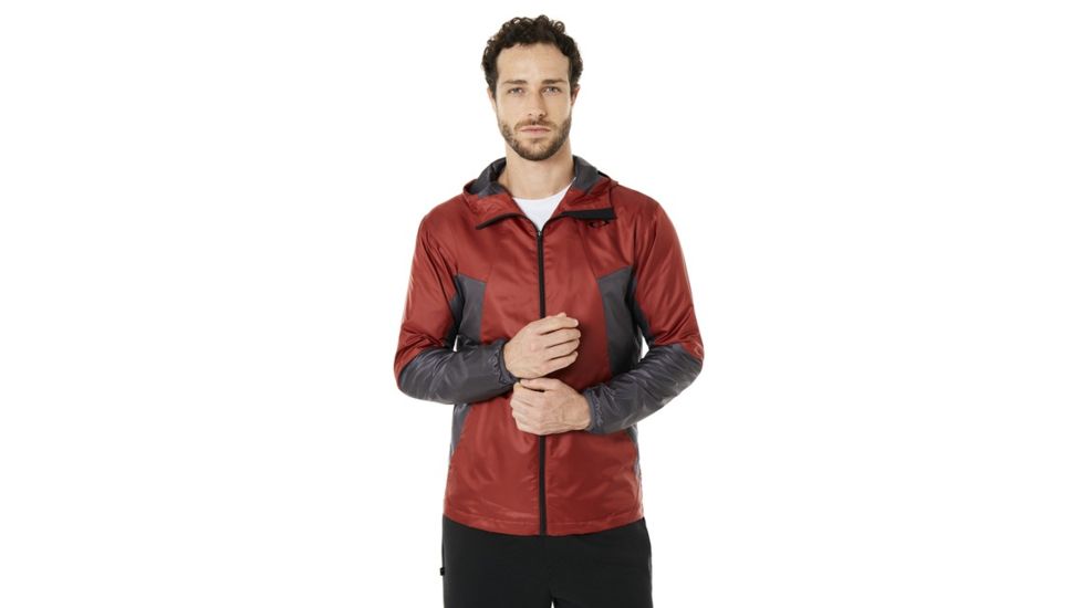 Oakley Enhance Wind Warm Jacket 8.7 - Mens, Iron Red, Large, 412589-80U-L