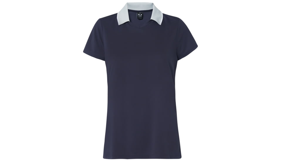 Oakley Enjoy Basic Golf Polo Short Sleeve - Womens, Fathom, Large, 532355-6AC-L