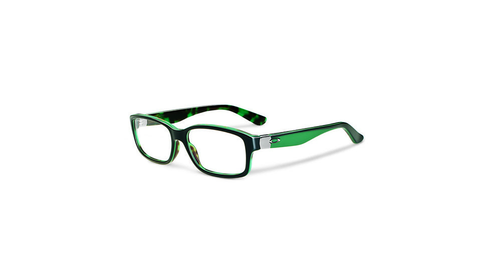 Oakley Entry Fee Eyeglasses, Green Tortoise Frame, 52mm OX1072-0652