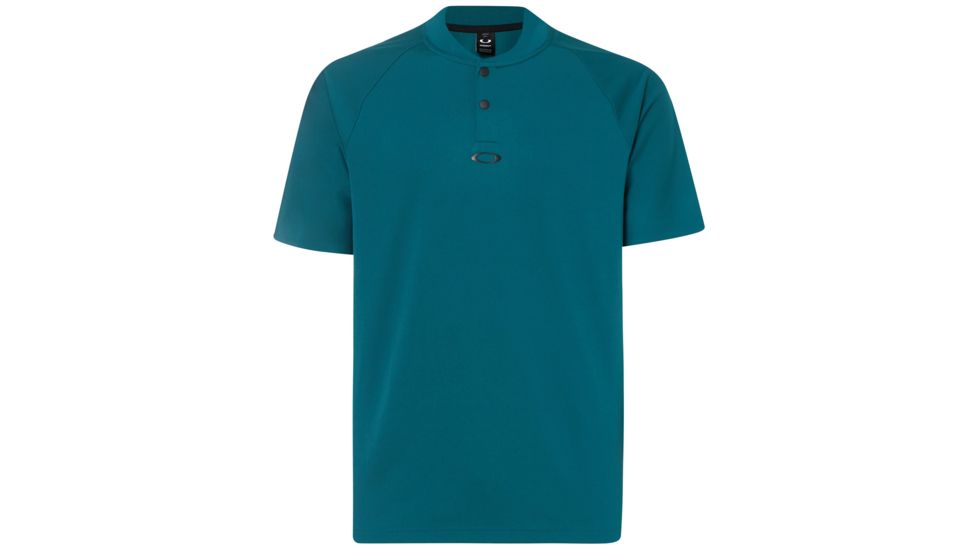 Oakley Ergonomic Ellipse Evo Golf Polo - Mens, Petrol, Extra Small, 434328-9PE-XS