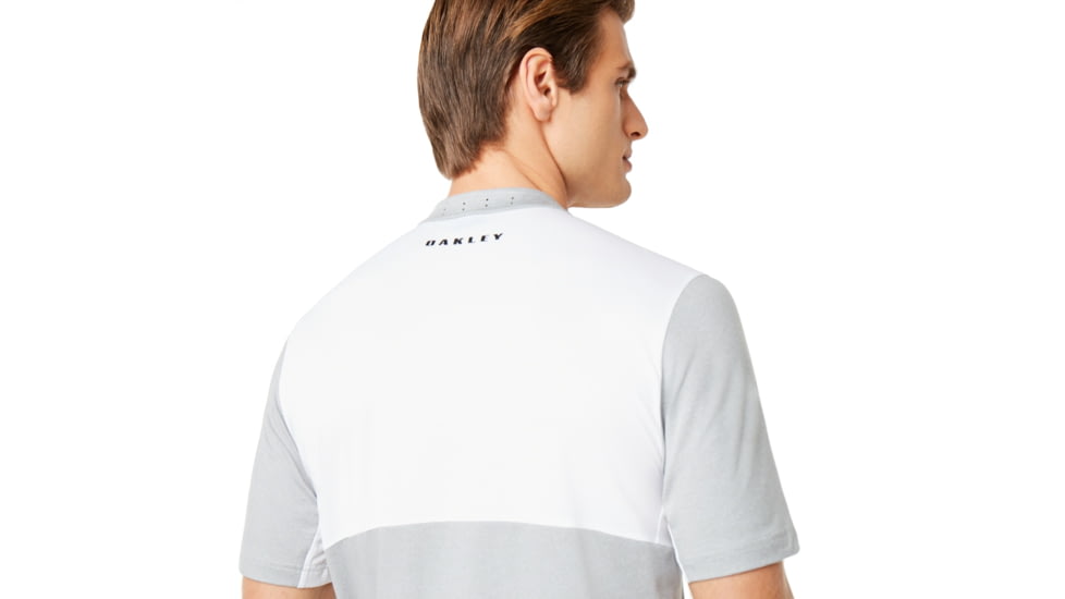 Oakley Ergonomic Evolution Polo Short Sleeve - Mens, Granite Heather, Small, 434326-24L-S