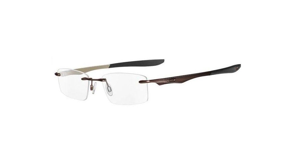 Oakley Evade 53mm Polished Brown Eyeglass Frames w/ Blank Lenses 22-175