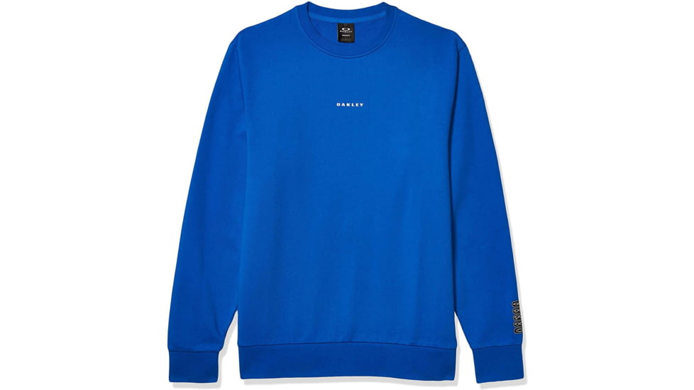 Oakley Evolution Patch Crewneck - Mens, Uniform Blue, Extra Large, FOA400454-6UN-XL