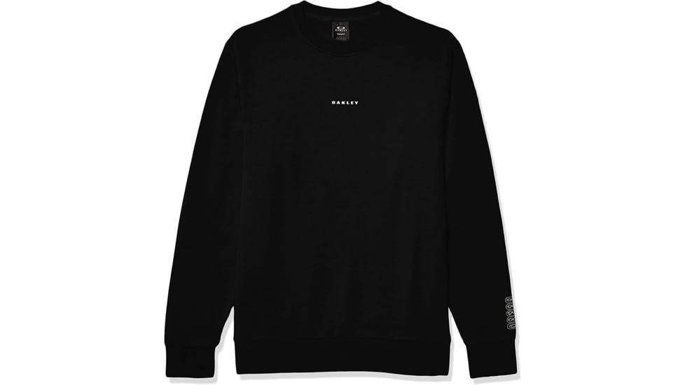 Oakley Evolution Patch Crewneck Sweatshirt - Mens, Blackout, Extra Large, FOA400454-02E-XL