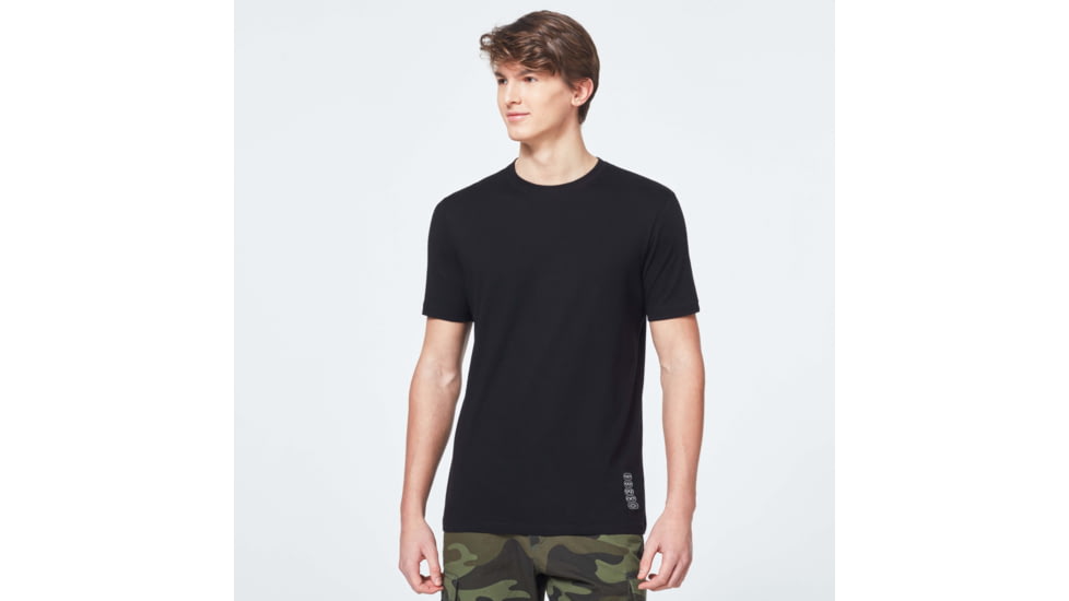 Oakley Evolution Patch Short Sleeve Tee - Mens, Blackout, 2XL, FOA400460-02E-XXL