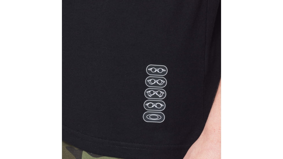 Oakley Evolution Patch Short Sleeve Tee - Mens, Blackout, 2XL, FOA400460-02E-XXL