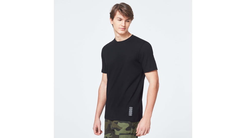 Oakley Evolution Patch Short Sleeve Tee - Mens, Blackout, 2XL, FOA400460-02E-XXL