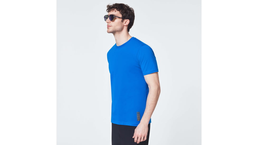 Oakley Evolution Patch Short Sleeve Tee - Mens, Uniform Blue, Large, FOA400460-6UN-L