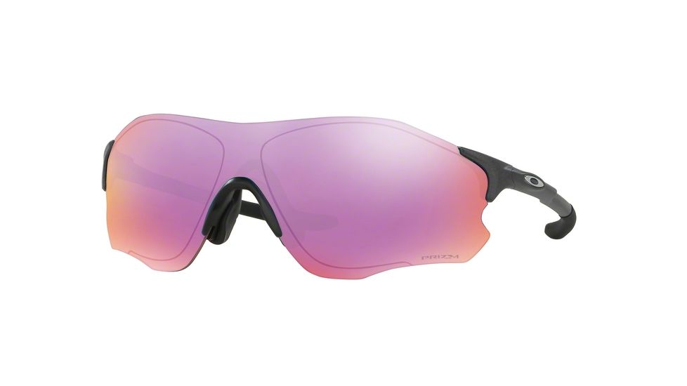 Oakley EVZERO PATH A OO9313 Single Vision Prescription Sunglasses OO9313-931305-38 - Lens Diameter 38 mm, Frame Color Steel