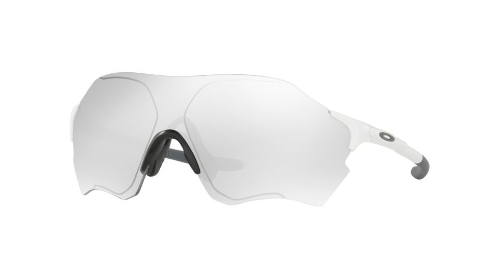 Oakley EVZERO RANGE OO9327 Sunglasses 932708-38 - Matte White Frame, Clear Black Photochromic Lenses